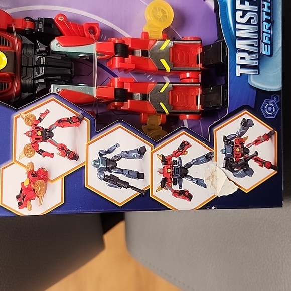 Transforming Robot Action Figures - Red and Grey - Picture 3 of 5